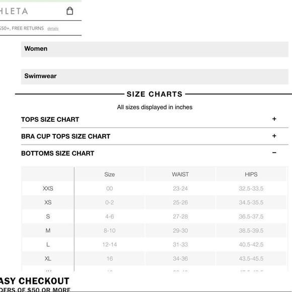 ATHLETA Batik Swim Bikini Bottom Small MEDIUM LARGE OR XL NEW - Picture 6 of 6